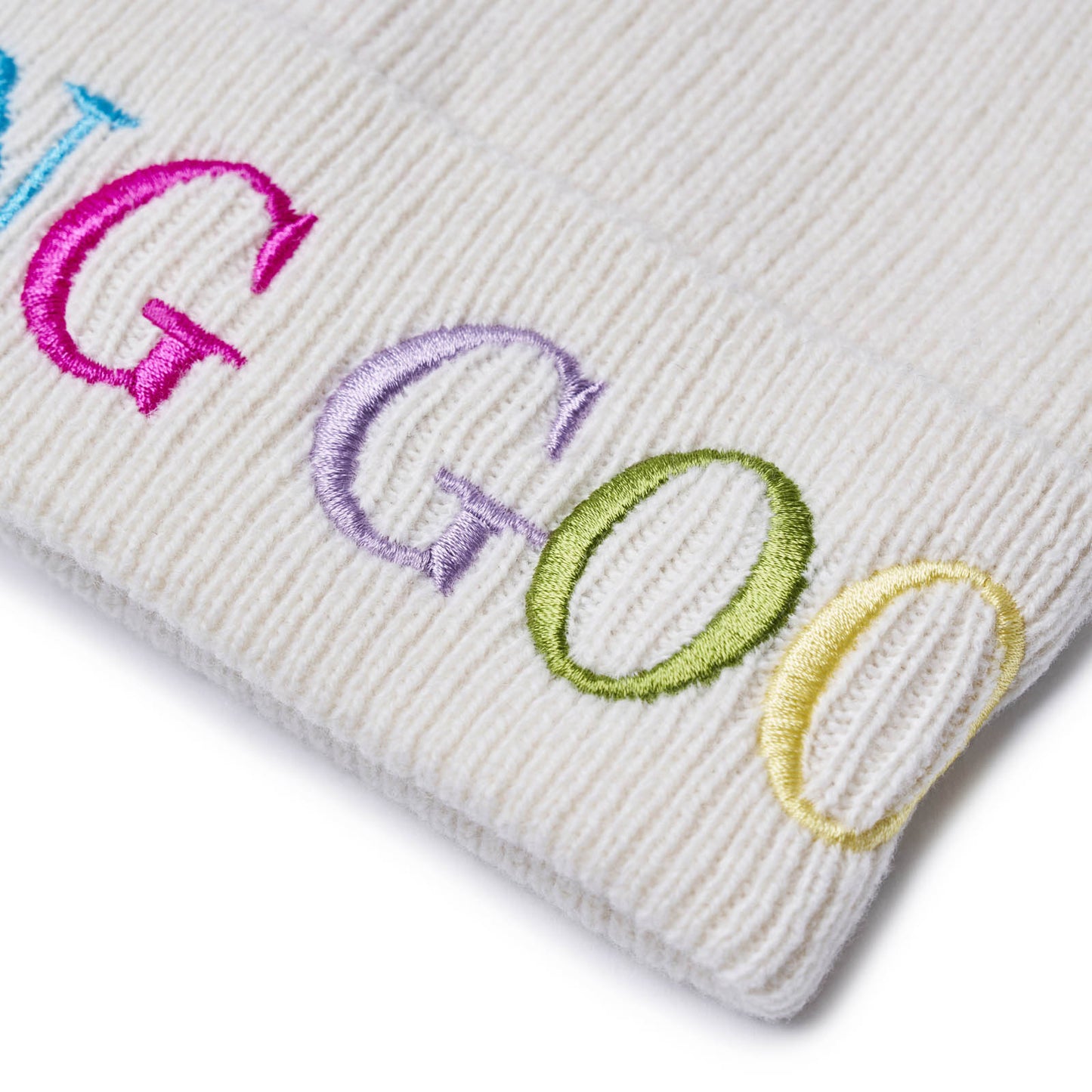 WHITE FEELING GOOD BEANIE